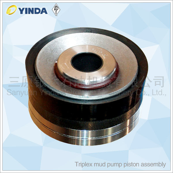 Triplex Mud Pump Piston Assembly , Replaceable Rubber Pistons With NBR Rubber